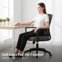 Adjustable Height Ergonomic Highspine support Chair Support Computer Seat 360-Degree pivot Office Furniture Reclining spinerest for Remote Workers, Students, Adults, Study Room, Workstation, Gaming Setup