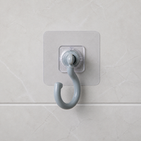 3M Hooks, Modern Individual Wall Hooks, Rotating Synthetic Material, for Kitchen Bathroom Hallway, 1-3kg Load