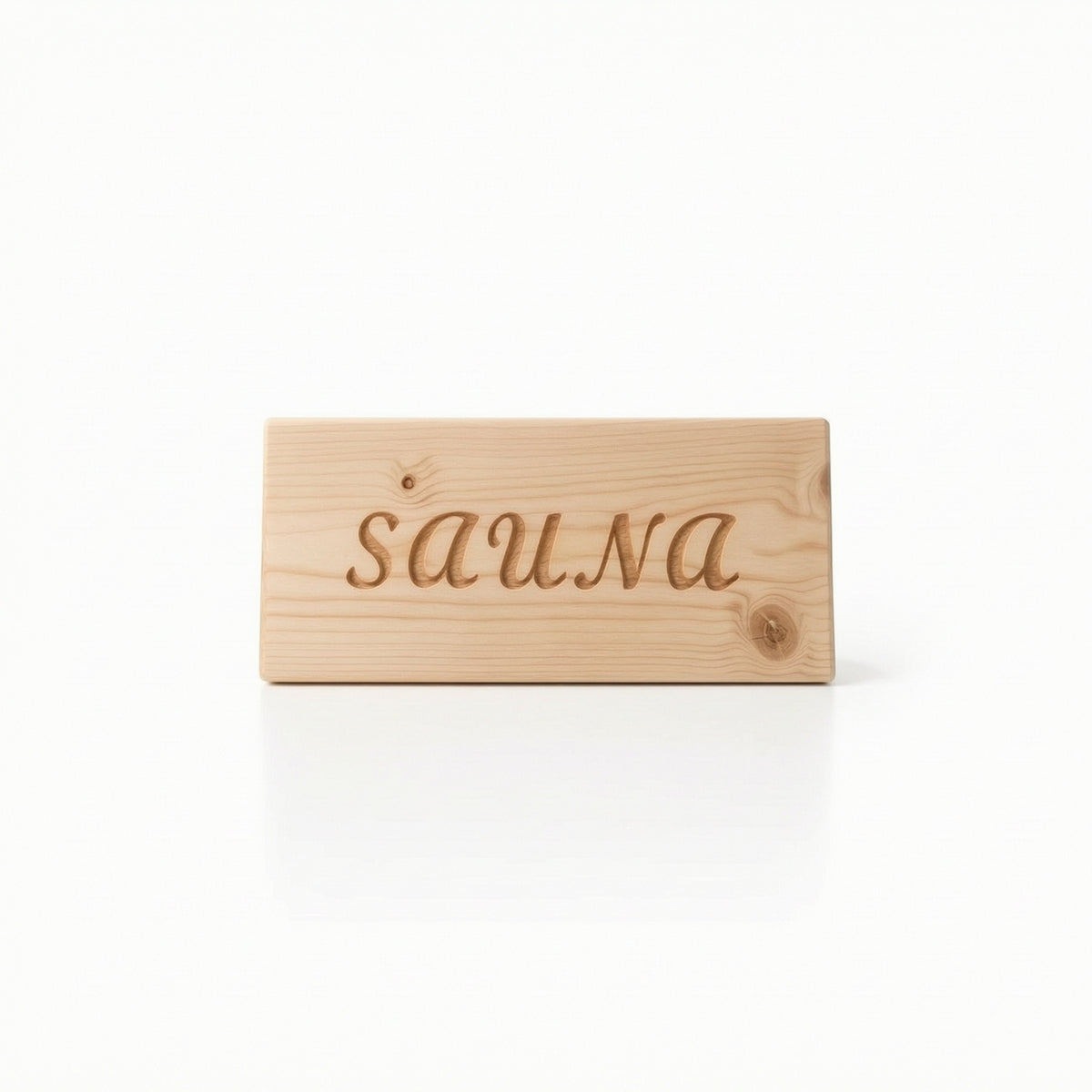 Sauna Door Handle Engraved Wooden Sauna Handle Rectangular Smooth for DIYers, Steam Room