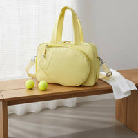 Portable Badminton Tote Bag Multiple Pockets Tennis Tote Bag Lightweight Large Capacity for Court, Gym