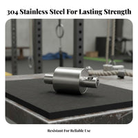 Seamless Rotation 360 Degree Rotating Swivel Rustproof Stainless Steel Hanging Swivel Heavy Duty Ceiling Anchor Indoor & Outdoor Use for Acrobats, Fitness Enthusiasts, Homeowners, Home Gym, Garage, Backyard, Patio