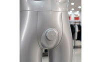 Inflatable Mannequin Male Mannequin Foldable Inflatable Torso with Legs for Window Displays,