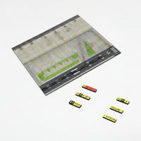 Airport Scene Model Board 1:400 Scale Airport Diorama Base Compatible Display for Collectors