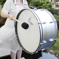 Bass Drum Mallet with Black Wool Felt Head and Wooden Handle
