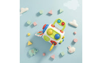Early Educational Early Learning Learning Cube Hand-Eye Coordination Training Multi-Activity Busy Box Fine Movement Skills Development Infant Sensory Cube Portable Handle for Playroom