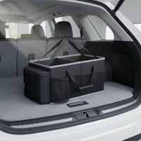 Foldable Trunk Organizer Foldable Design Foldable Car Storage Bin Large Capacity Vehicle Organizer with Insulated Compartment for Vacationers, Parents