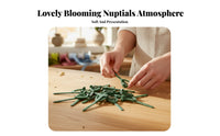 100 Pieces Floral Use Green Plastic Pin Clip Decorative Triangular Brooch Pin