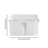 Airtight Pickling Container with Press Leakproof Pickle Container with Pressure Plate Food-Grade Press-Style Pickle Jar Clear for Home Cooks, Meal Preppers, Refrigerator, Kitchen