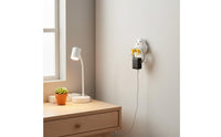 Easy to Install Wall Mounted Cord Organizer Space-Saving Suction Cup Cable Holder Reusable Plug Holder Hook Strong Adhesion for Dorm Room, Office