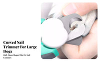 Stainless Steel Blade LED Pet Nail Clipper Prevents Over-Cutting Lighted Dog Nail Scissors Ergonomic Handle for Veterinarians, Indoor