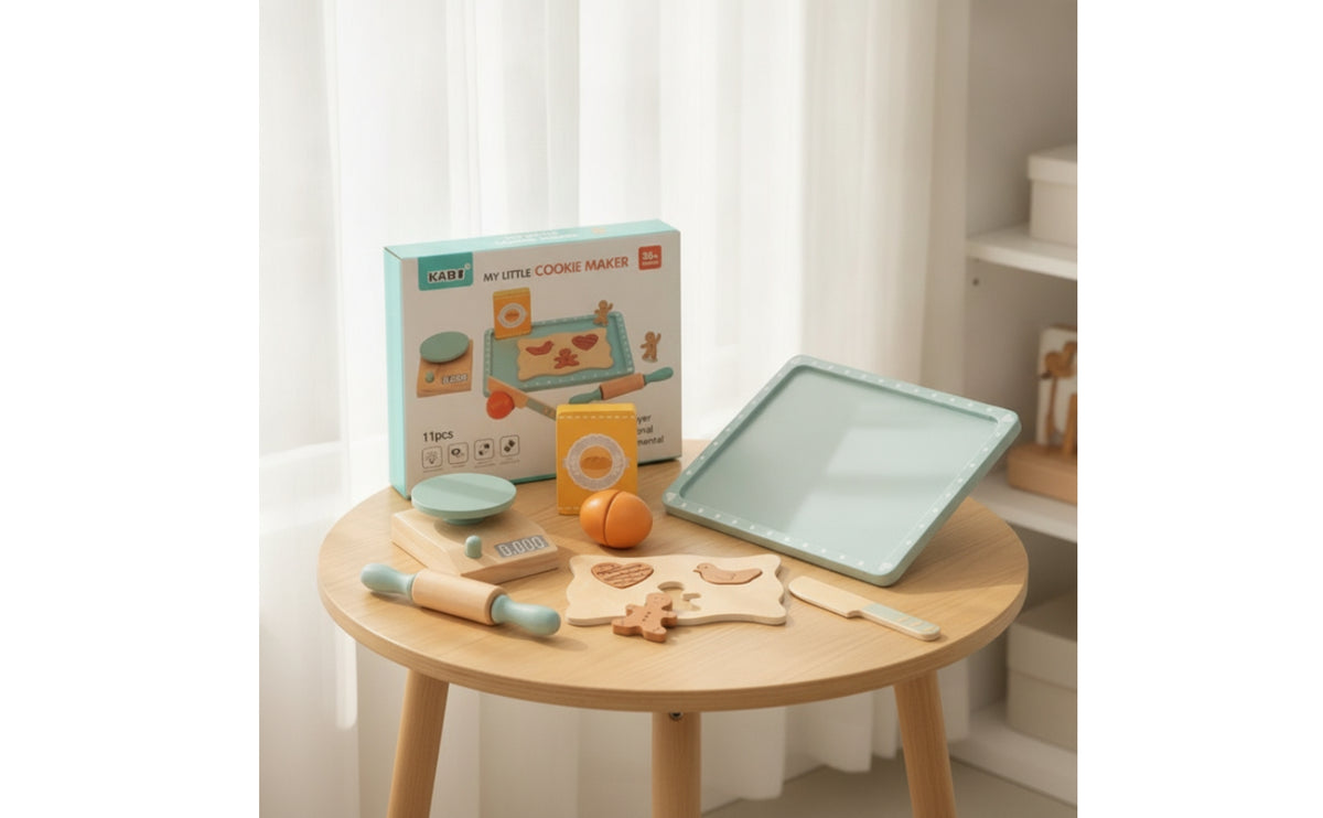 Cookie Making Toy Hands-on Pretend Baking Toy Screen-Non-Digital