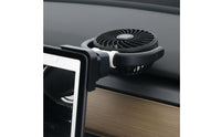 Compact Dashboard Fan Rotatable Mini USB Fan Lightweight Personal Cooling for Car Interior, Home Use