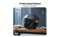 Winter Warm Riding Helmet 3C Certified 3/4 Open Face Helmet Gender-Neutral Design Guarding Headwear for Men, Adults, City Commuting, Traveling