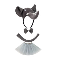 Elephant Headband Padded Headband with Elephant Ears Soft for Cosplayers