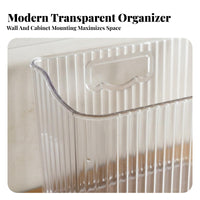 Ginger Garlic Container Easy-Mount Installation Wall Mounted Storage Box Space-Saving Wall Mounted Storage Bin for Renters, Kitchen