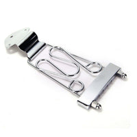 Polished Jazz Guitar Bridge Decorative Tailpiece with Bridge Electric Trapeze Tailpiece Stable Tuning for Luthier