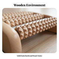 Wooden Foot Wood Wooden Foot Roller Deep Tissue Plantar Reflexology Tool for Home Use, Office, Under Desk