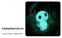 glowing in the Dark Tree Spirit Mini Size glowing in the Dark Tree Elf Cute Miniature Resin Spirit Figure for Anime Fans, Collectors, Desktop, Desk, Bedroom