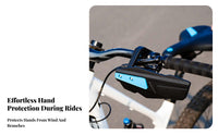 Clamp on Bicycles Hand Protectors Angled Mountain Bicycles Hand Protectors