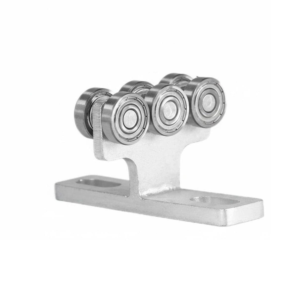 6 Wheel Strut Rail Trolley Deep Channel Spherical Bearings L-Shaped Hoist Trolley Wheel Assembly Strut Rail Wheel Assembly High