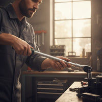 Long-Reach Telescopic Ratchet Wrench 72-Tooth Extendable Socket Wrench Long-Lasting Ratchet with Quick-Release Button for Automotive Repair