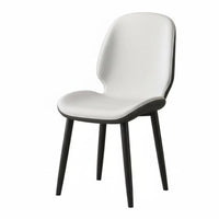 Upholstered Shell Chair Nordic Aesthetic Household Furniture Gold-Tipped Legs