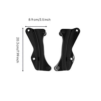 Motorcycle Backrest Mounting Brackets Detachable Sissy Bar Mounting Hardware Polished Quick Release Brackets for Riders