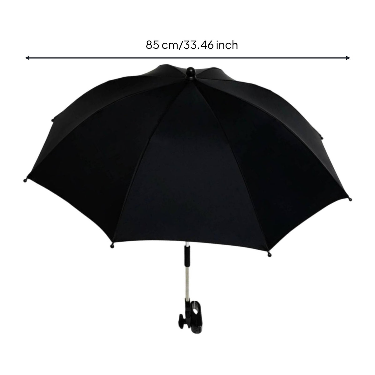 Pushchair Umbrella Adjustable Angle Attachable Pushchair Umbrella Lightweight Pushchairs Parasol for Young Children