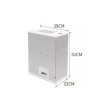 Space-Saving Stainless Steel Rice Bin Large Capacity Stainless Steel Rice Container Silent Sliding Rails for Pantry
