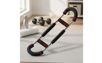 Arm Exerciser with Adjustable Resistance Heavy Duty Strength Bar Chest Expander for Home Gym
