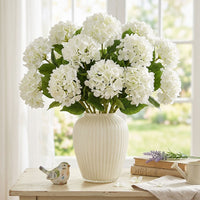 New Artificial Hydrangea Flower 3 Leaves 96 Petals for Wedding Home Decoration and Photography Props