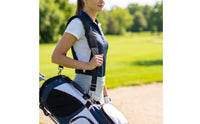Golf Bag Shoulder Strap Comfortable Golf Bag Strap with Clips Thick Padded Adjustable for Golfers