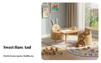 Multi-Purpose children's Drawing Desk Safe Rounded Corners Low Wooden Play Table Easy to Wipe Clean Toddler Floor Table Solid Wood Legs for Toddlers, Preschoolers, Parents, Kindergarten, Playroom, Nursery, Arts & Crafts