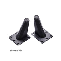 2 Pieces Sofa Legs Easy to Install Furniture Feet Cabinet Legs Heavy Duty Hardware Long-Lasting for DIYers, TV Stand