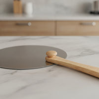 Space-Saving Pizza Peel with Folding Handle Portable Stainless Steel Pizza Peel Long-Lasting Baking Tool Rust-Resistant for Home Bakers