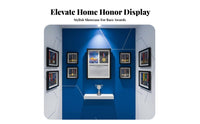 Long-Distance Medal Frame Wall-Mounted Medal Display Frame Showcase Achievements Sports Award Display Case for Athletes, Runners, Home, Living Room