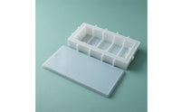 Box Form with Lid Translucent Rectangle Storage Box Form Glossy Household Craft