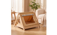 Elevated Dog Tent Raised Pet Tent Enclosed Pet Teepee Indoor for Small Dogs, Young Dogs, Cats, Living Room, Bedroom, Patio, Camping