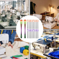 18 Pieces Stitching Apparatus Cleaning Brush Flexible Stitching Apparatus Brush Double Ended for Sewists, Crafters