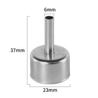 High Temperature Resistant Hot Nozzle Universal Fit Hot Air Station Nozzle Attachments Easy to Replace for Electronics Repair