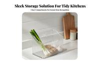 Ginger Garlic Container Easy-Mount Installation Wall Mounted Storage Box Space-Saving Wall Mounted Storage Bin for Renters, Kitchen
