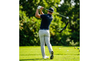 Textured Grip Golf Swing Coach with Strap Non-Slip Golf Swing Training Aid Muscle Memory Sports Equipment Instant Feedback for Golfers, Beginners, Home, Backyard