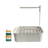 Bird Bath with Shower Spacious Bird Bath with Running Water Continuous