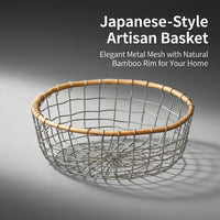 Egg Holder Storage Basket for Kitchen, Fruit for Minimalist Display, with Ventilation Design