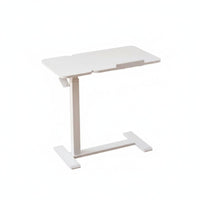 Tilting Top Mobile Overbed Laptop Desk Movable Rolling Bedside Desk Multifunctional Mobile Laptop Stand Space Saving Design for Students, Home Office, Bedroom, Dorm Room