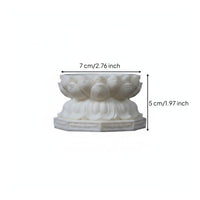 Chinese-Design Buddha Statue Base Stable Structure Buddha Stand Carved Carving Lotus Pedestal for Altar, Temple