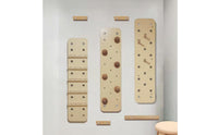 Indoor Climbing Wall Space-Saving Kids Climbing Wall Set Play Design Sensory Training Equipment for Young Children, Preschoolers, Playroom, Bedroom