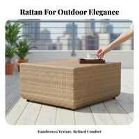 North USA-inspired rustic and design L-Shaped Sectional Sofa Set configurable configuration L-Shaped Sectional Couch weatherproof seat pads Outdoor Furniture Water Resistant for Families, Entertainers, Homeowners, Balcony, Garden, rearyard, waterfront