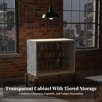 Stackable Surprise Box Shelf Large Capacity Particles Proof Figurine Display Case Acrylic Display Case High Clarity Clear