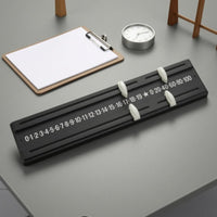 Sliding Markers Cue Sport Score Counter Slimline Table Tennis Score Counter Printed Numbers Sports Gear No Batteries Required